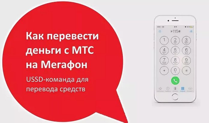 USSD команда для перевода с МТС на Мегафон