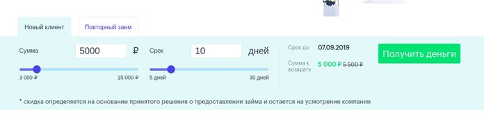 Займ у частного лица казань